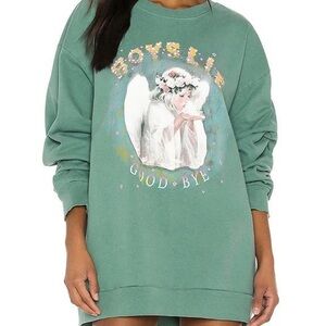BOYS LIE “Goodbye" Angel Oversized Sweatshirt - One Size